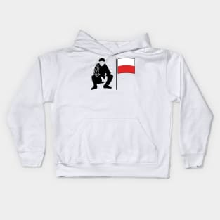 Polish slav squat Kids Hoodie